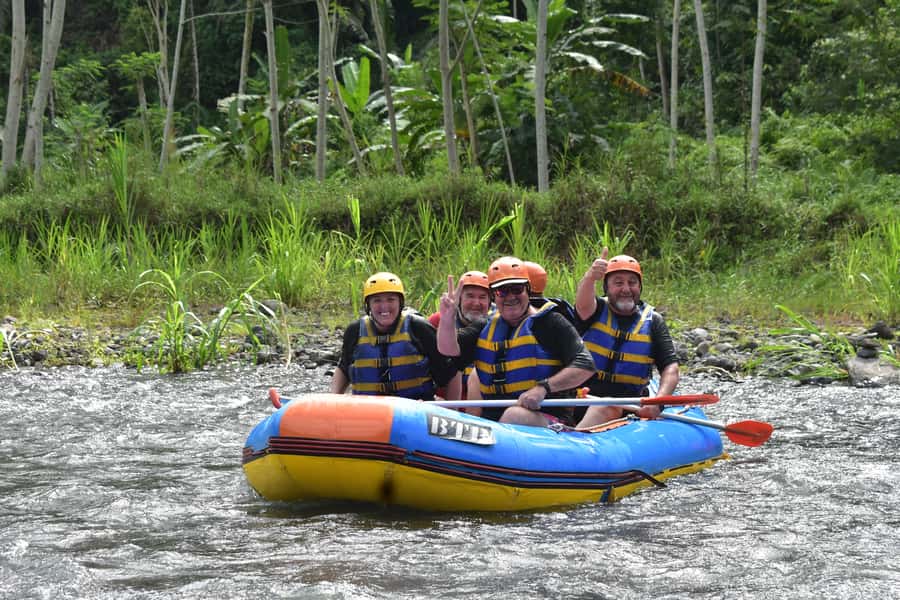 Telaga Waja: White Water Rafting with Lunch - The 4-meter drop supplies the big finish
