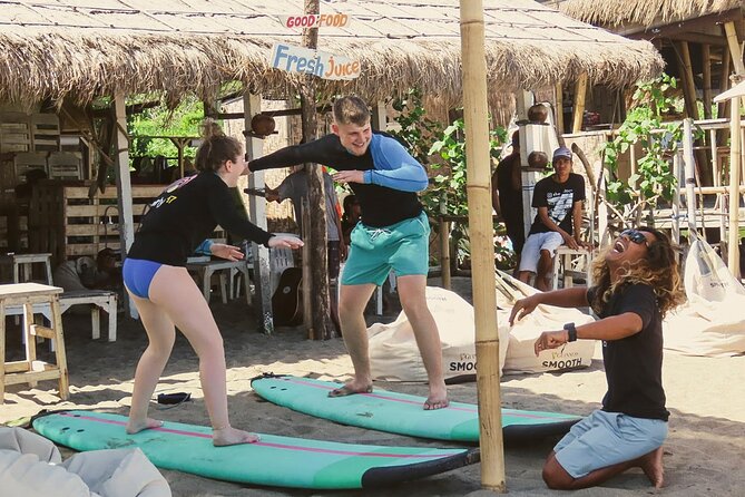 The funniest private 2 hour surf lesson, Canggu - What the two hours feel like in the water