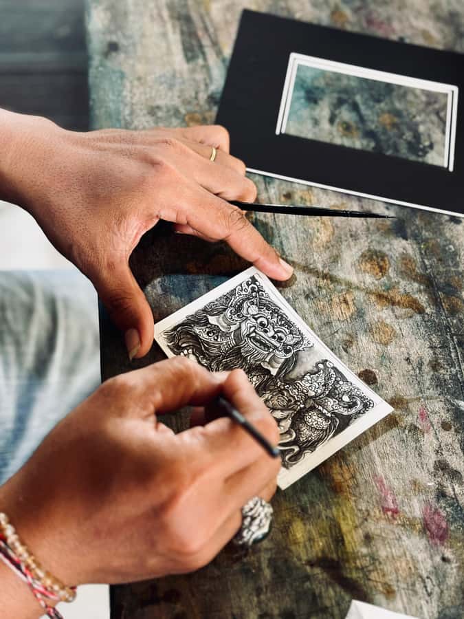 Threads of Tradition Miniature Keliki Painting Workshops - Learning the delicate Keliki method