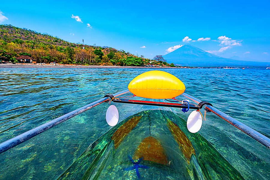 Transparent kayak and stand up paddle rental - One hour on the water in Amed