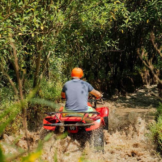 Ubud: ATV Bike Tour Kingkong Temple Cave,Waterfall-Free pool - The ride begins in Singapadu village