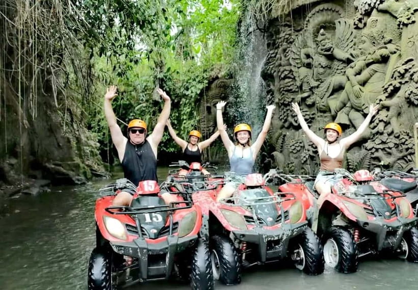 Ubud: ATV Bike Tour Kingkong Temple Cave,Waterfall-Free pool - What the 1.5-hour ATV route feels like