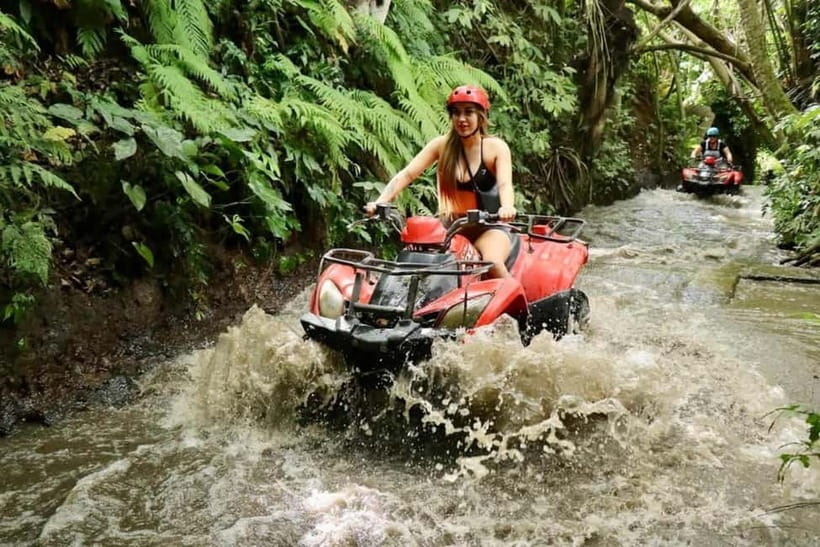 Ubud: ATV Bike Tour Kingkong Temple Cave,Waterfall-Free pool - How to prepare for the muddy route