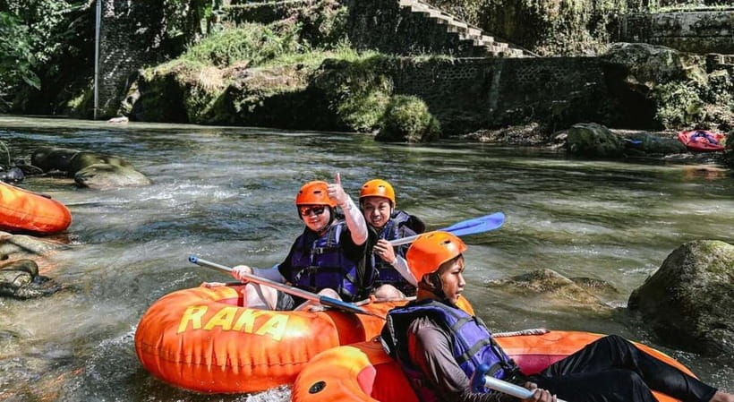 Ubud: ATV Quad Bike With Gorilla Face Cave, & River Tubing - Gorilla Face Cave, waterfalls, and rice fields