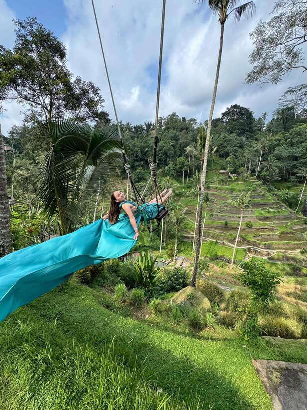 Ubud: Hidden Waterfall, Monkey Forest, Rice Terrace & Swing - Ulu Petanu Waterfall and a cool jungle swim