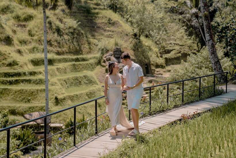 Ubud: Hidden Waterfall, Monkey Forest, Rice Terrace & Swing - Tegallalang Rice Terrace and Balinese farming