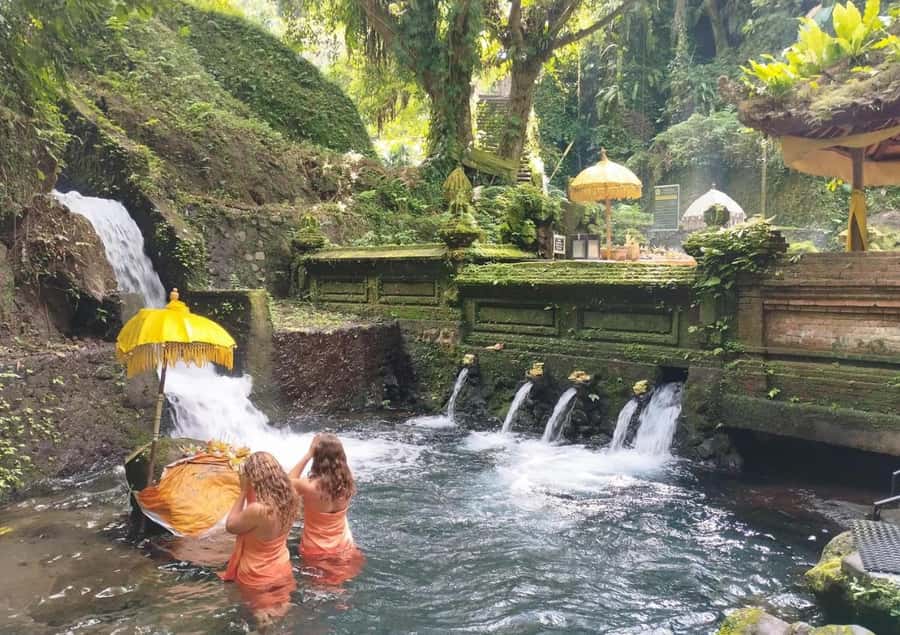 Ubud: Mangening Water Temple Tour with Spiritual Cleansing - Meeting point, transfers, and the coffee stop