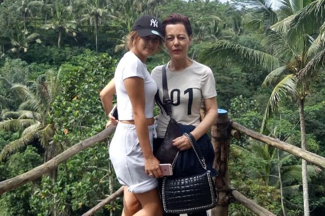 Ubud Tour Monkey Forest, Rice Terrace, Swing, Temple, Waterfall - Tegenungan Waterfall and the stairway down