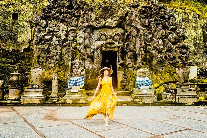 Ubud Tour: Monkey forest, rice terraces, temple, waterfall - Goa Gajah, Bali’s stone-cut temple site