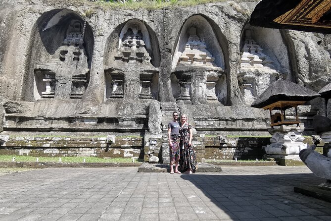 Ubud Village, Tegalalang Rice Terrace Swing, Tirta Empul Temple and Waterfafall - Mount Kawi and its cliff-cut shrines