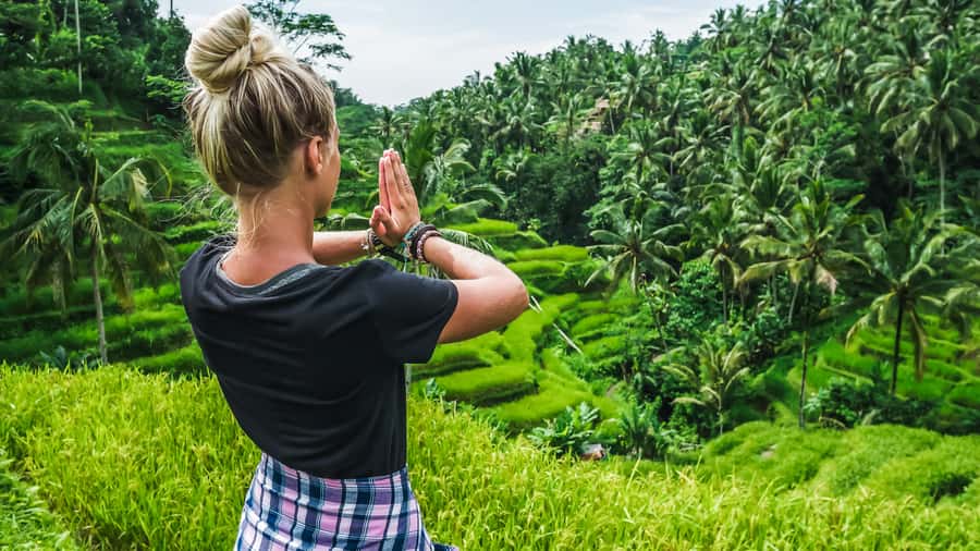 Ubud: Waterfall, Rice Terraces & Monkey Forest Tour - Monkey Forest, with macaques and a sacred sanctuary