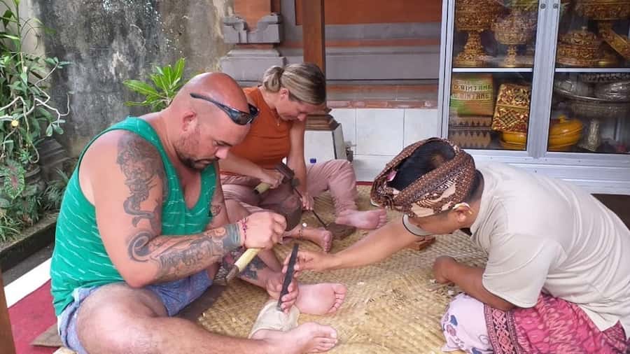 Ubud: Wood Carving Class with Balinese Artisans - Tegallalang Rice Terrace adds the classic Ubud view