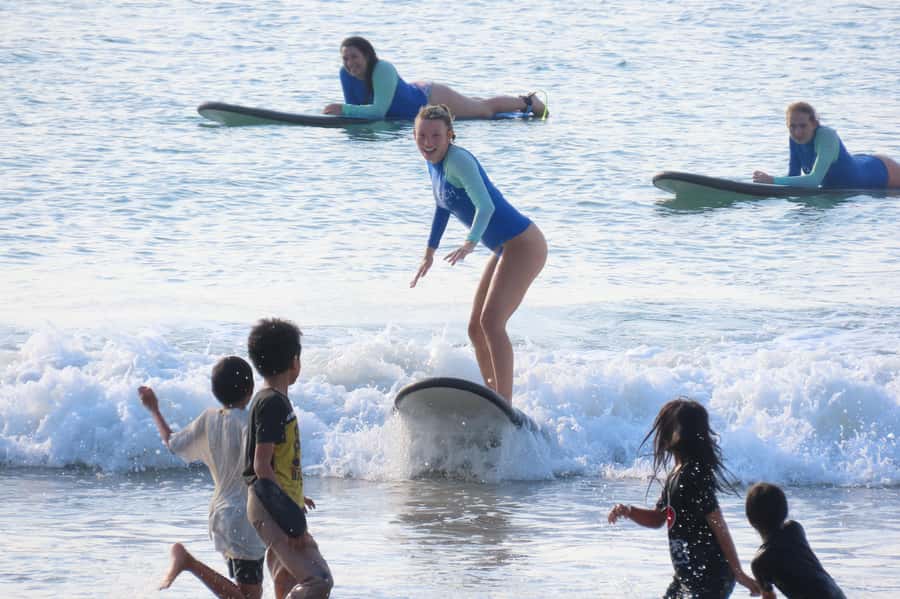 Uluwatu: Beginner & Intermediate Surf Lesson with Equipment - What the two-hour schedule actually feels like