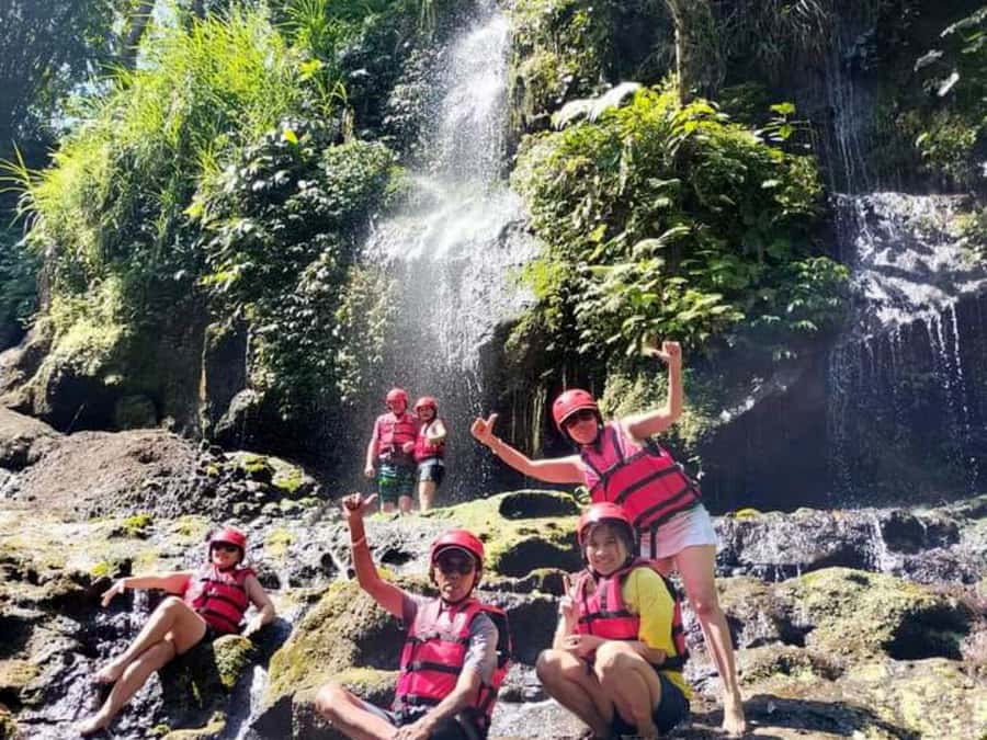 Unwind & Float: Discover Bali Hidden Gems on a River Tubing - Tampaksiring lunch and the finish