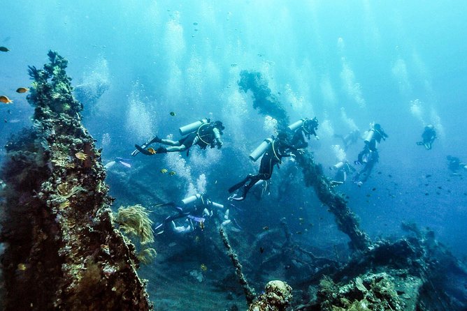 USS Liberty Shipwreck Scuba Diving at Tulamben Bali - First underwater session at the Liberty